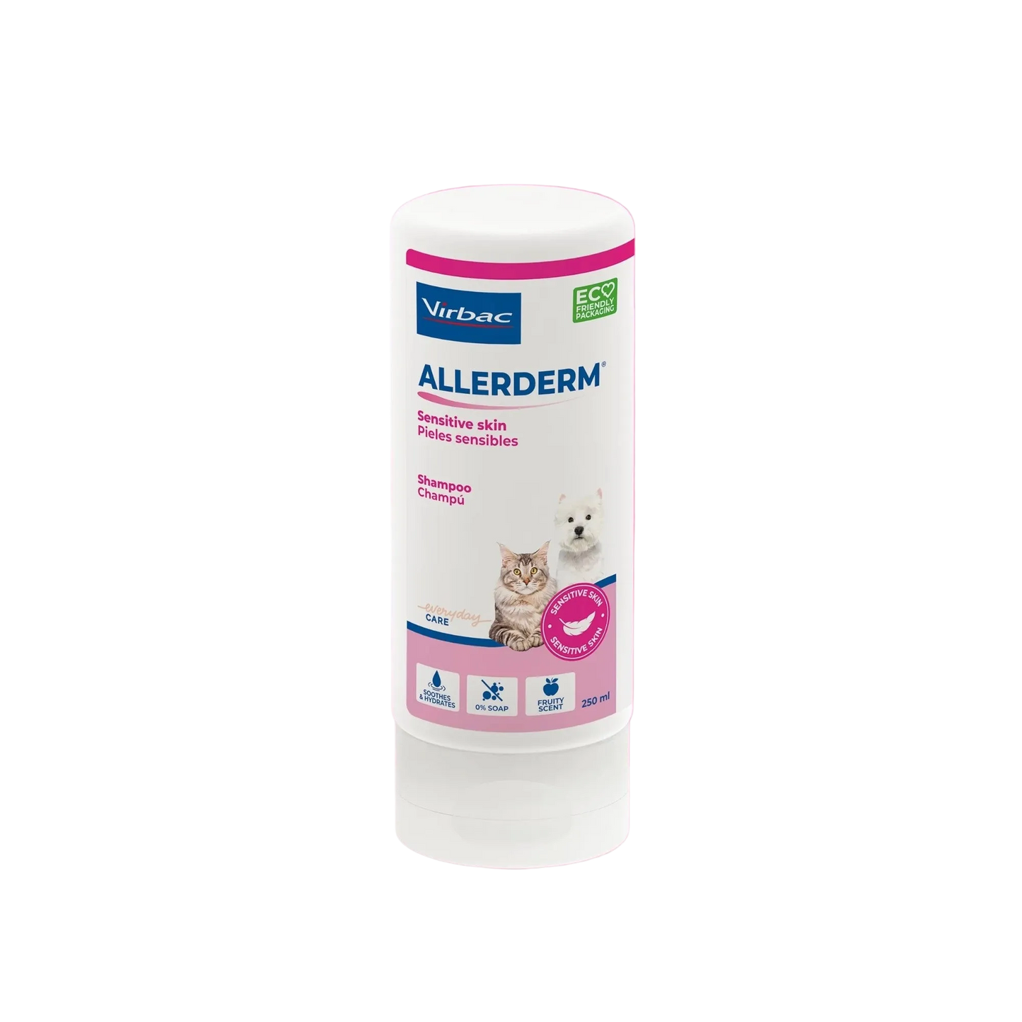 Allerderm Shampoo per Pelle Sensibile 250ml - Cani e Gatti