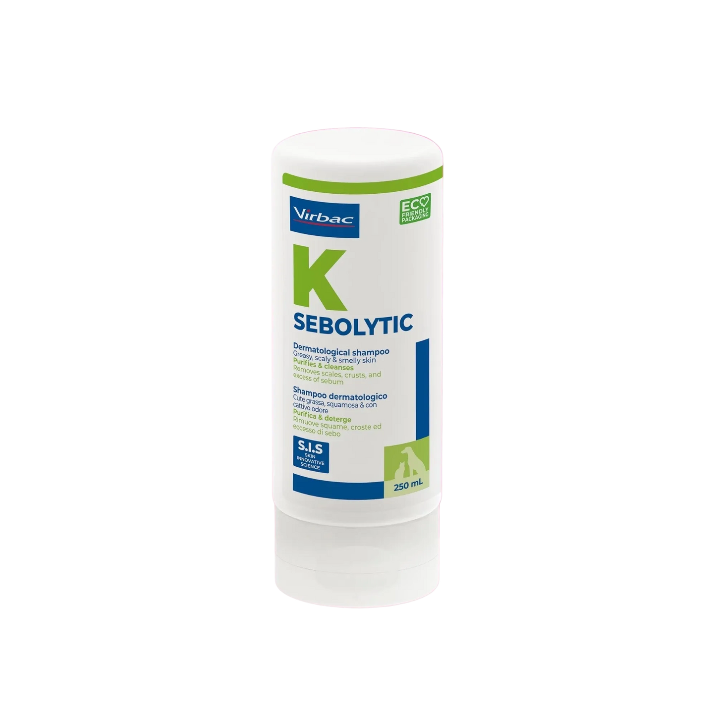 Sebolytic Shampoo per Cani e Gatti 250ml – Pelle grassa con scaglie