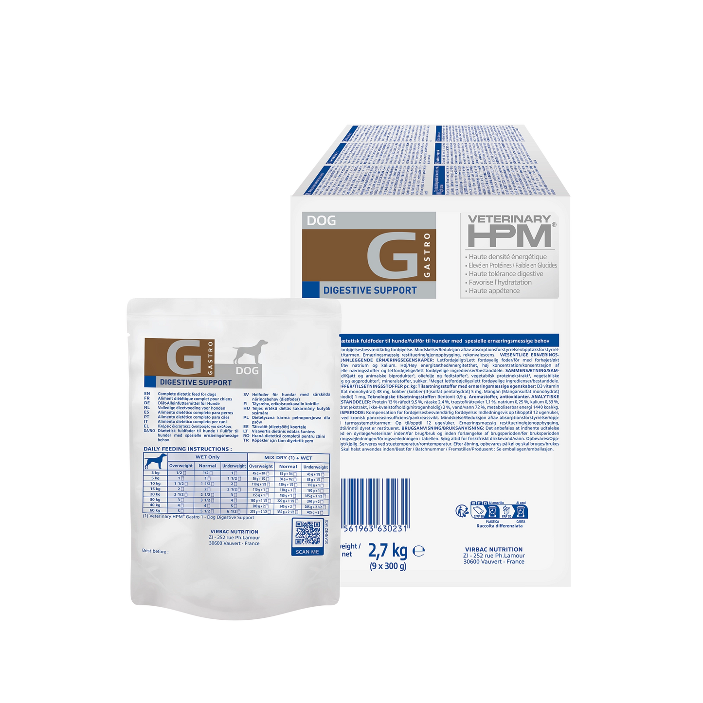 Digestive Support Mousse – Per cani con problemi gastrointestinali 9x300g