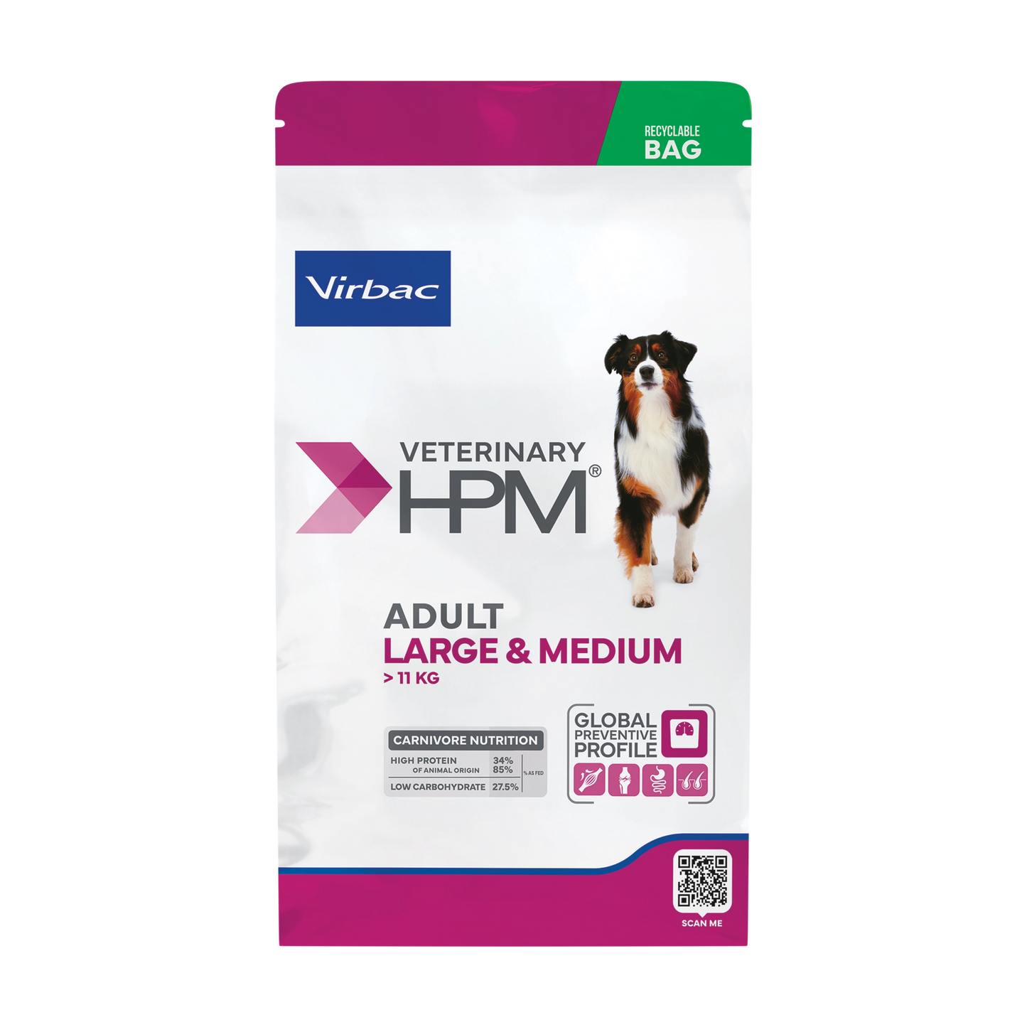 Adult Large & Medium Dog - Crocchette per cani adulti interi di taglia media e grande