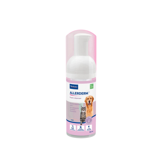 Allerderm Foam Cleanser 100ml – Schiuma Senza Risciacquo per Cani e Gatti