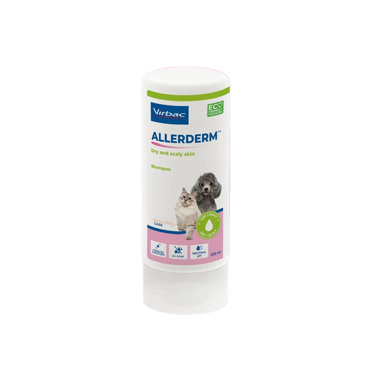 Allerderm Shampoo per Pelle secca e squamosa 250ml - per Cani e Gatti