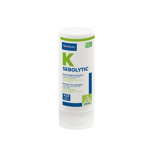 Sebolytic Shampoo per Cani e Gatti 250ml – Pelle grassa con scaglie
