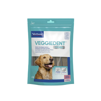 VEGGIEDENT FR3SH Snack Dentali per la pulizia dei denti del cane