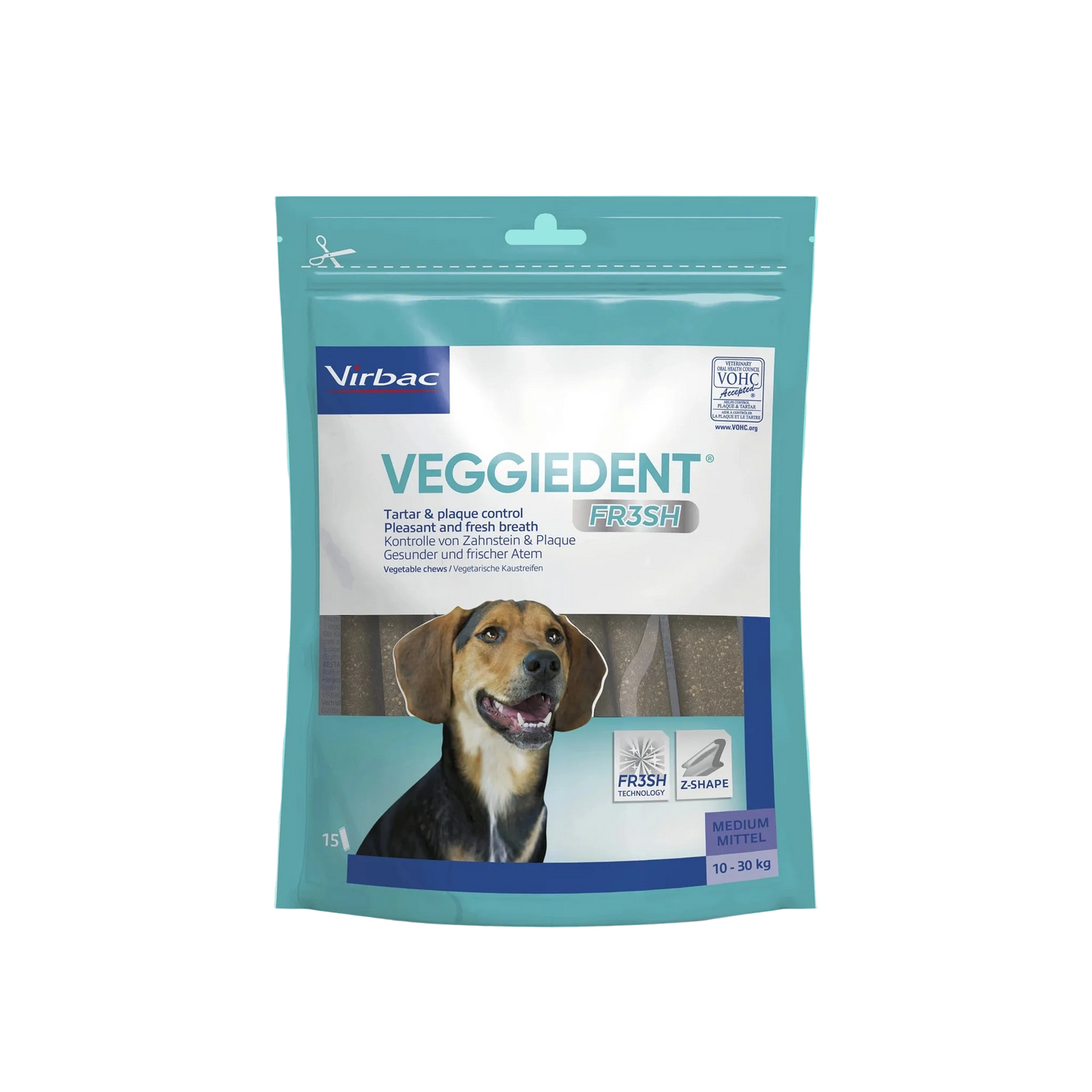 VEGGIEDENT FR3SH Snack Dentali per la pulizia dei denti del cane