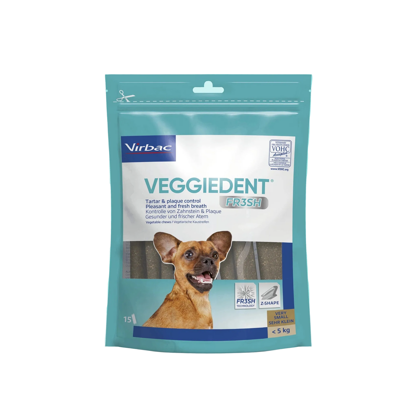 VEGGIEDENT FR3SH Snack Dentali per la pulizia dei denti del cane