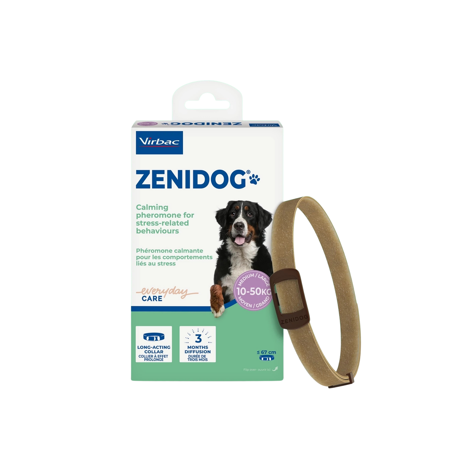 Collare Zenidog con Feromoni Calmanti per Cani (S, M/L)
