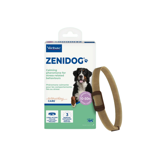 Collare Zenidog con Feromoni Calmanti per Cani (S, M/L)